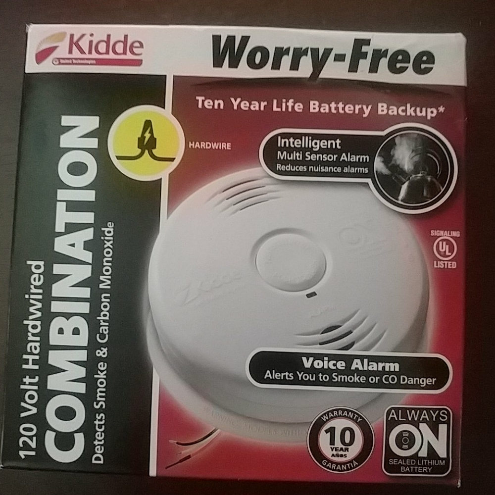 Kidde Hard Wired Combination smoke and CM Alarm